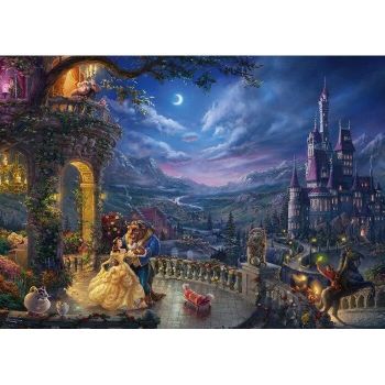 Schmidt Games Puzzle Thomas Kinkade: Disney Beauty and the Beast