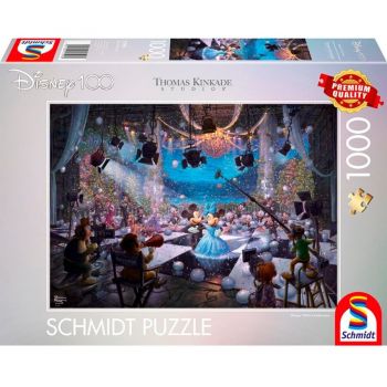 Schmidt Spiele Thomas Kinkade Studios: Disney 100th Celebration Special Edition 1, Jigsaw Puzzle (1000 pieces)