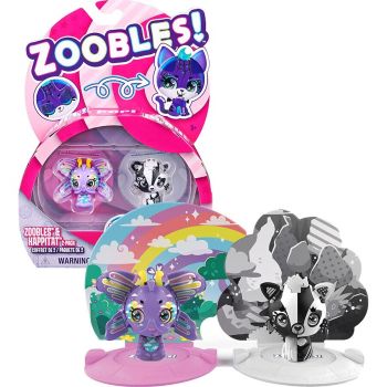 Spin Master Zoobles - 2 Pk Butterfly & F - 6063620