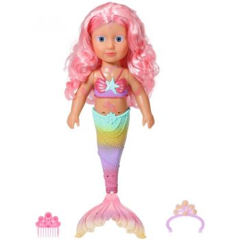 ZAPF Creation BABY born Little Sister mermaid 46cm, doll (including comb and tiara)