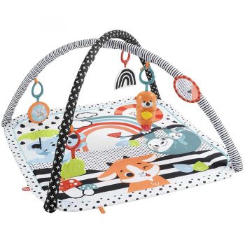 Fisher-Price Animal Lovers Contrast Play Mat Play Arch/Blanket