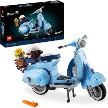 Jucarie 10298 Creator Expert Vespa 125 Construction Toy (Model Kit, Vintage Italian Scooter, Build and Display Set for Adults)