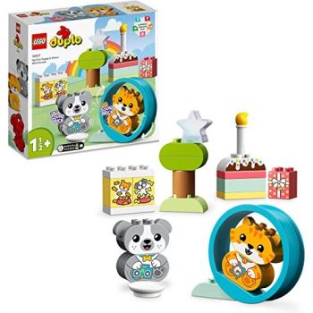 Jucarie 10977 DUPLO My First Puppy & Kitten Construction Toy (with Sound)