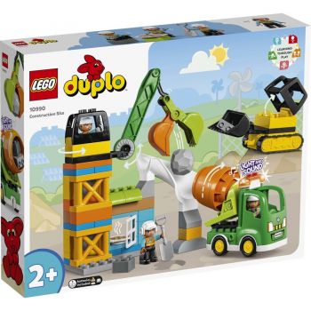 Jucarie 10990 DUPLO Construction Site with Construction Vehicles Construction Toys