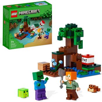 Jucarie 21240 Minecraft The Swamp Adventure Construction Toy