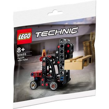 Jucarie 30655 Technic Forklift with Pallet Construction Toy