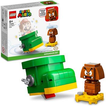 Jucarie 71404 Super Mario Gumbas Shoe Expansion Set Construction Toy (To combine with Mario, Luigi or Peach Starter Set, with Goomba figure)