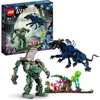 Jucarie 75571 Avatar Neytiri and Thanator vs Quaritch at MPA Construction Toy