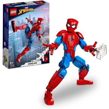 Jucarie 76226 Marvel Super Heroes Spider-Man Figure, Construction Toy (Fully Articulated)