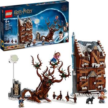 Jucarie 76407 Harry Potter Howling Hut and Whomping Willow Construction Toy