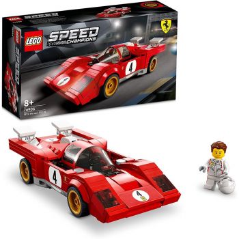 Jucarie 76906 Speed Champions 1970 Ferrari 512 M Construction Toy (Building Kit Model Car Toy Car Racing Car for Kids)