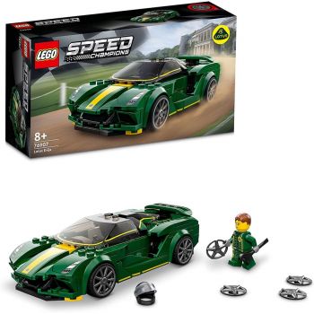 Jucarie 76907 Speed Champions Lotus Evija Construction Toy (Building Kit Model Car Toy Car Race Car for Kids)