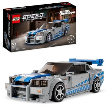 Jucarie 76917 Speed Champions: 2 Fast 2 Furious - Nissan Skyline GT-R Construction Toy