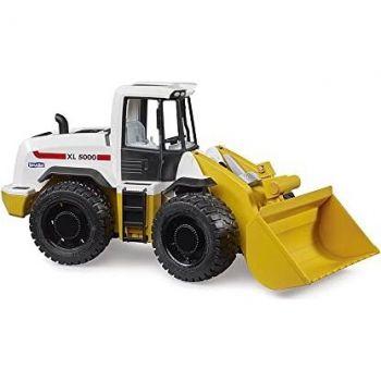 Jucarie articulated wheel loader, model vehicle