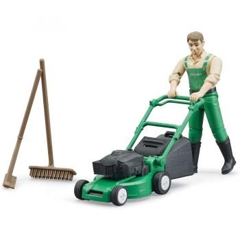 Jucarie bworld gardener with lawn mower - 62103