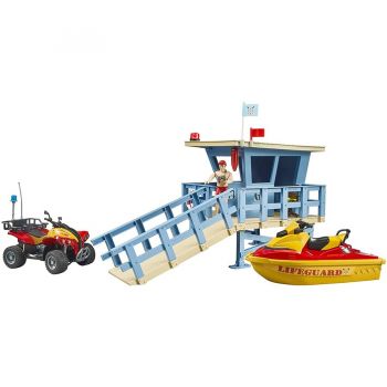Jucarie bworld Life Guard Station with Q. - 62780