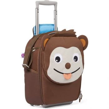 Jucarie children's suitcase , trolley (dark brown/light brown)