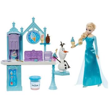 Jucarie Disney Frozen Elsa and Olafs Ice Cream Stand Backdrop