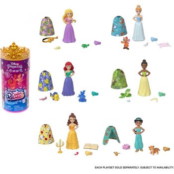 Jucarie Disney Princess Small Dolls Royal Color Reveal Assortment Wave 1, Toy Figure (Assorted Item)