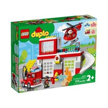 Jucarie DUPLO Fire Station + Helicopter - 10970