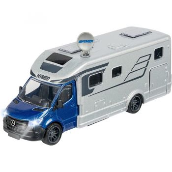 Jucarie Hymer B-Class Camper, toy vehicle (silver/blue)