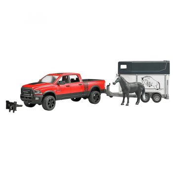 Jucarie Professional Series RAM 2500 Power Wagon with horse trailer and horse (02501)