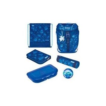 Jucarie SoftLight Plus GreenLine Deep Sea, school bag (blue, incl. filled 16-piece school case, pencil case, sports bag)