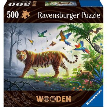 Jucarie Wooden Puzzle Tiger in the Jungle (505 pieces)