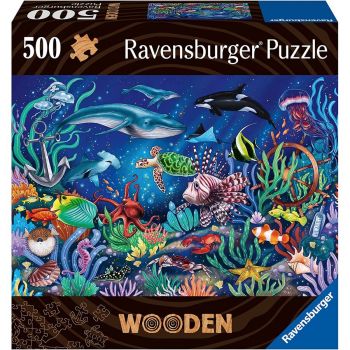Jucarie Wooden Puzzle Under the Sea (505 pieces)