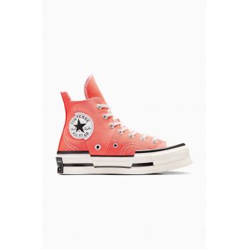 Converse tenisi Chuck 70 Plus femei, culoarea portocaliu, A06432C de firma originali