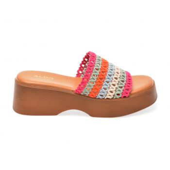 Papuci casual ALDO multicolor, 13741552, din material textil