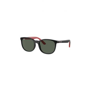 Ray-Ban ochelari de soare copii culoarea negru, 0RJ9079S