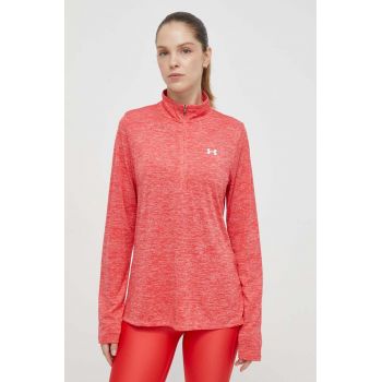 Under Armour hanorac de antrenament Tech 1 culoarea rosu, modelator