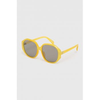 Aldo ochelari de soare NAMI femei, culoarea galben, NAMI.701