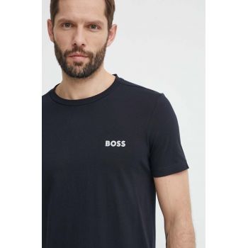 BOSS Green tricou din bumbac bărbați, uni 50515620