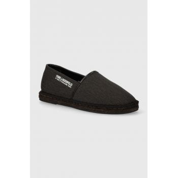 Karl Lagerfeld espadrile KAMINO culoarea negru, KL70119 de firma originale