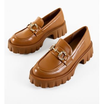 Pantofi Casual Alyena Camel