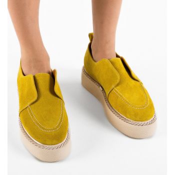 Pantofi Casual Hanter Galbeni