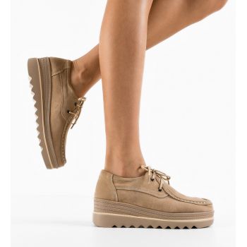 Pantofi Casual Sagrio Bej