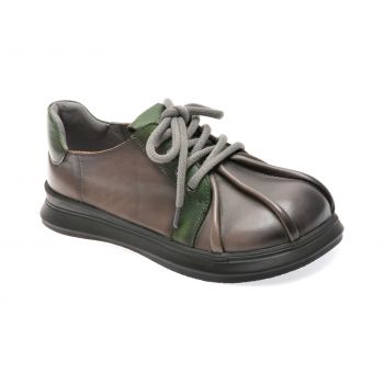 Pantofi casual GRYXX gri, 67675, din piele naturala de firma originala
