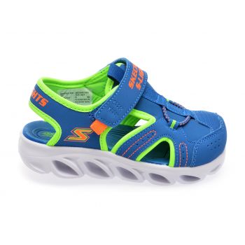Pantofi sport SKECHERS albastri, 401680N, din piele ecologica