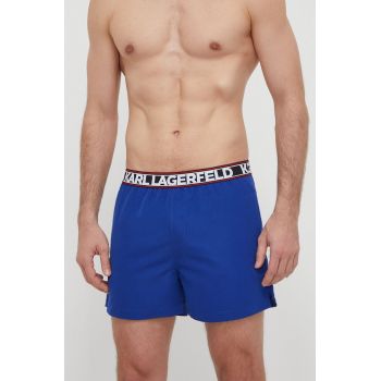 Karl Lagerfeld pantaloni scurti de baie culoarea albastru marin