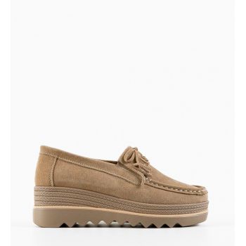 Pantofi Casual Hipok Bej