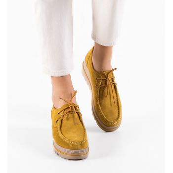 Pantofi Casual Sagrio Galbeni 2