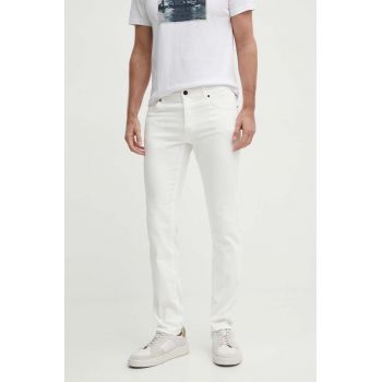 Sisley jeansi barbati, culoarea alb de firma originali