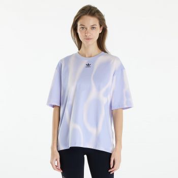 adidas Dye Allover Print T-Shirt Violet Tone