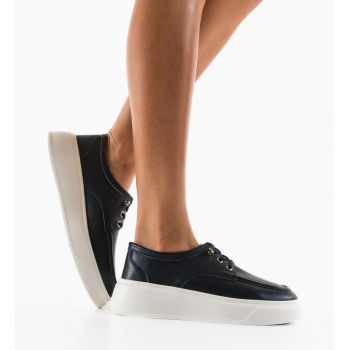 Pantofi Casual dama Naenia Bleumarin ieftina la reducere