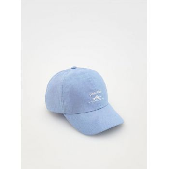 Reserved - Șapcă de baseball din bumbac - albastru