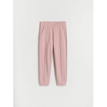 Reserved - Pantaloni de trening - roz-pudră
