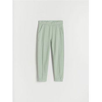 Reserved - Pantaloni de trening - verde-deschis